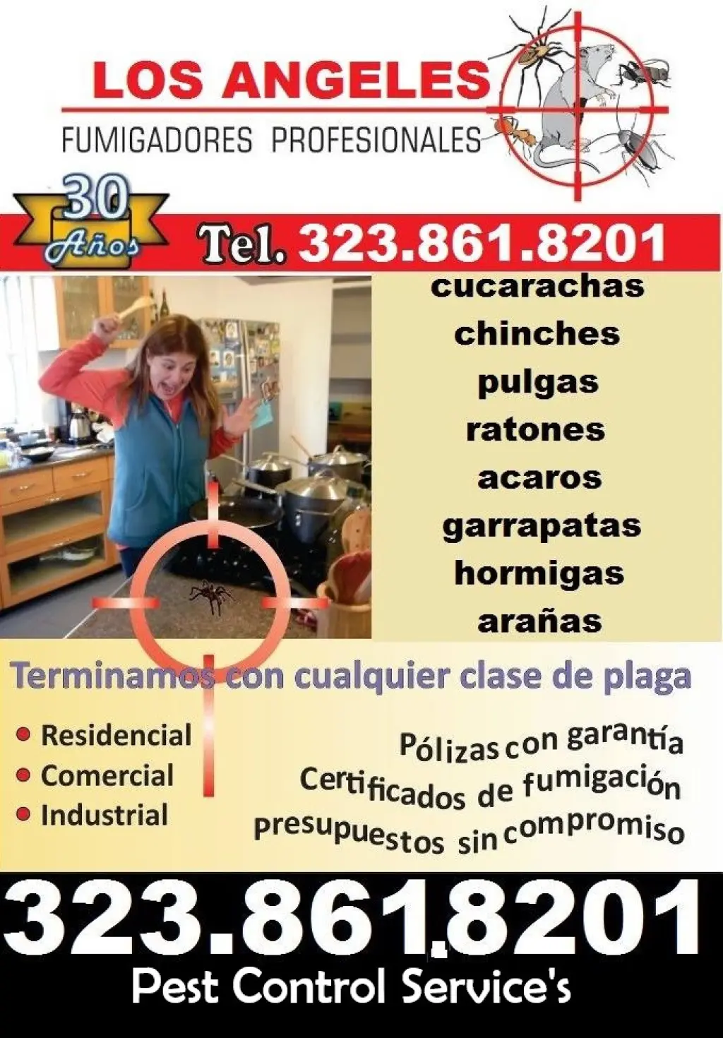 PEST CONTROL SERVICES - FUMIGACIONES L.A.-