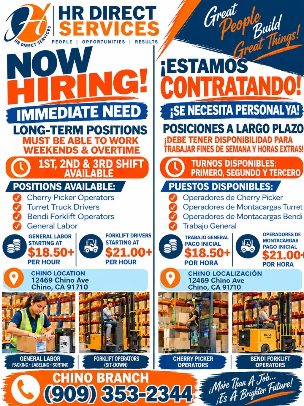 Oportunidades de Empleo - ¡Contratación Inmediata!