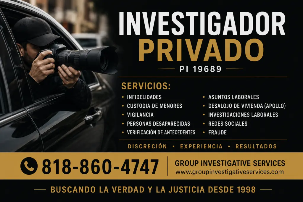 Investigador Privado - No. De Lic. PI19689