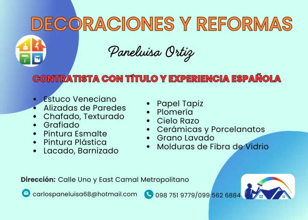 Servicios de Decoración y Reformas del Hogar