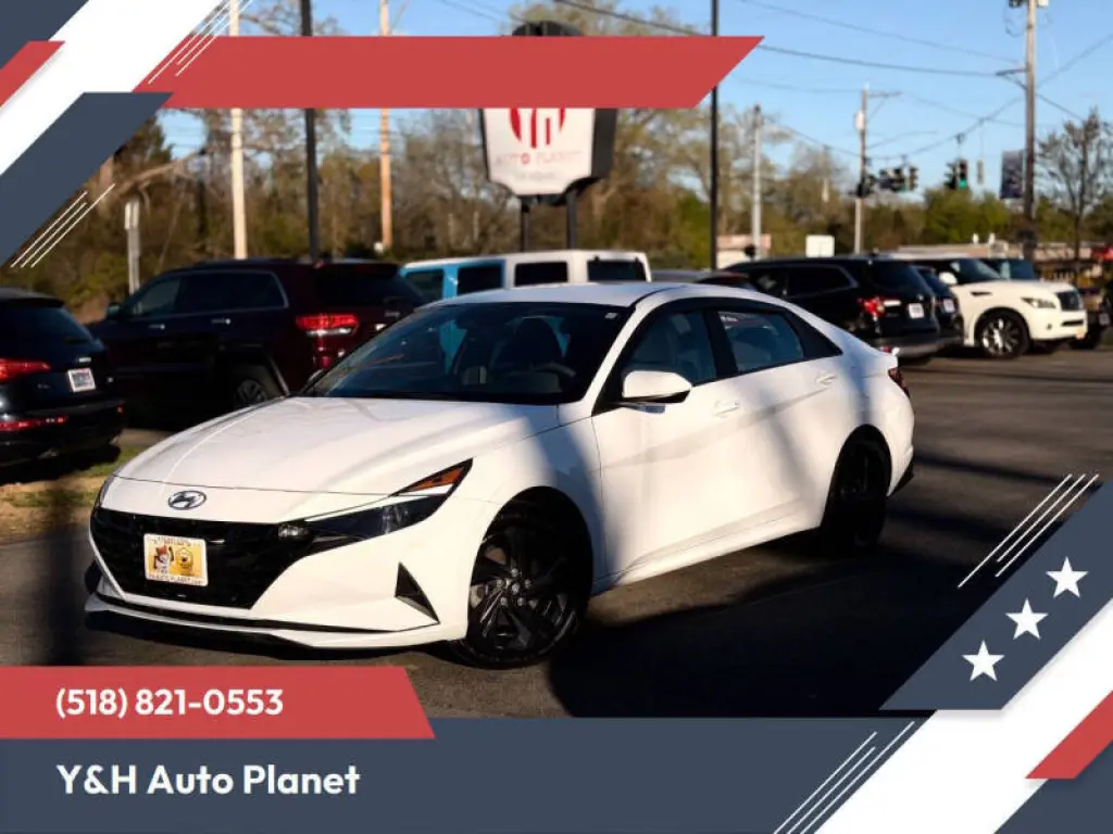 2021 Hyundai Elantra Hybrid Blue