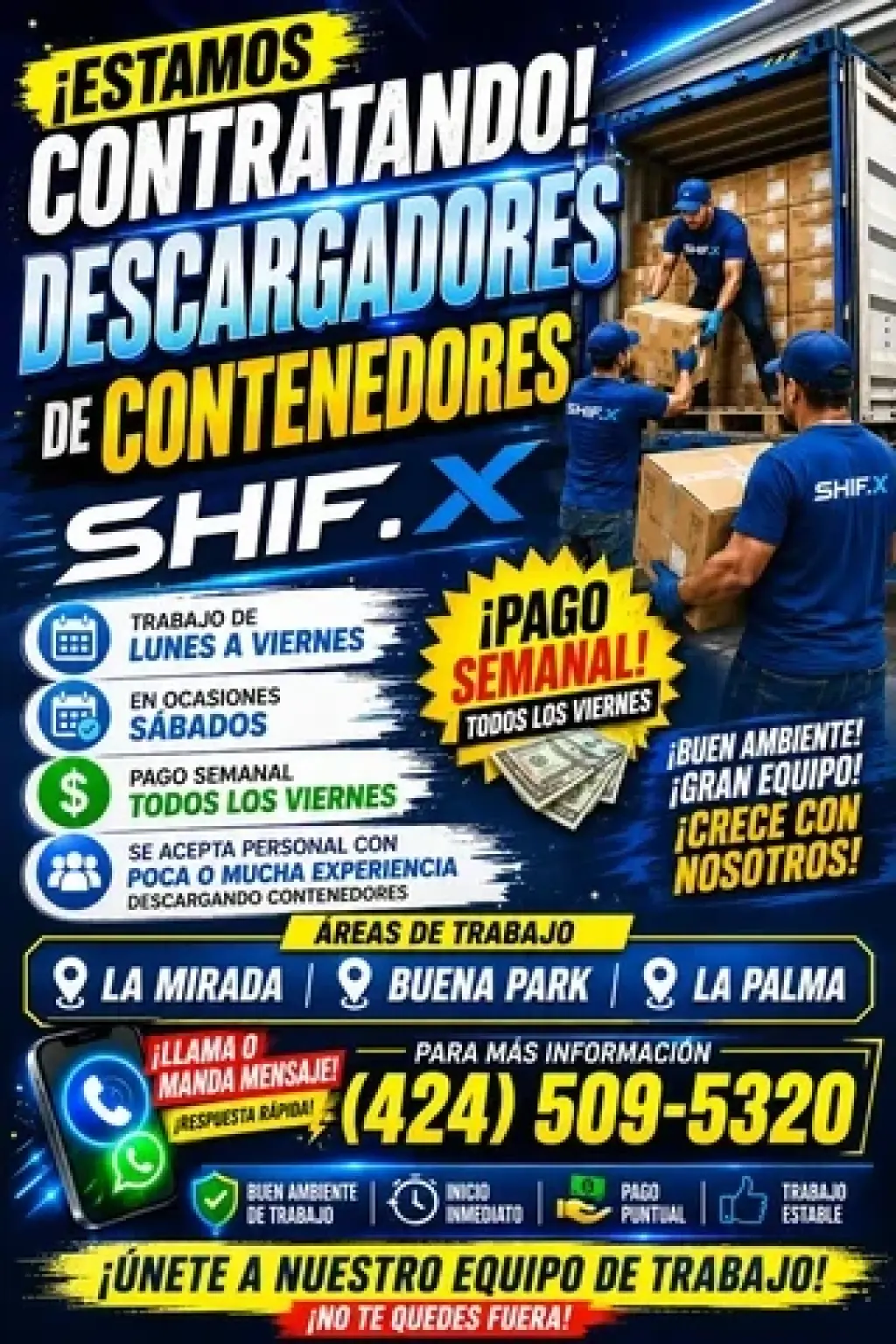 Descarga de Contenedores