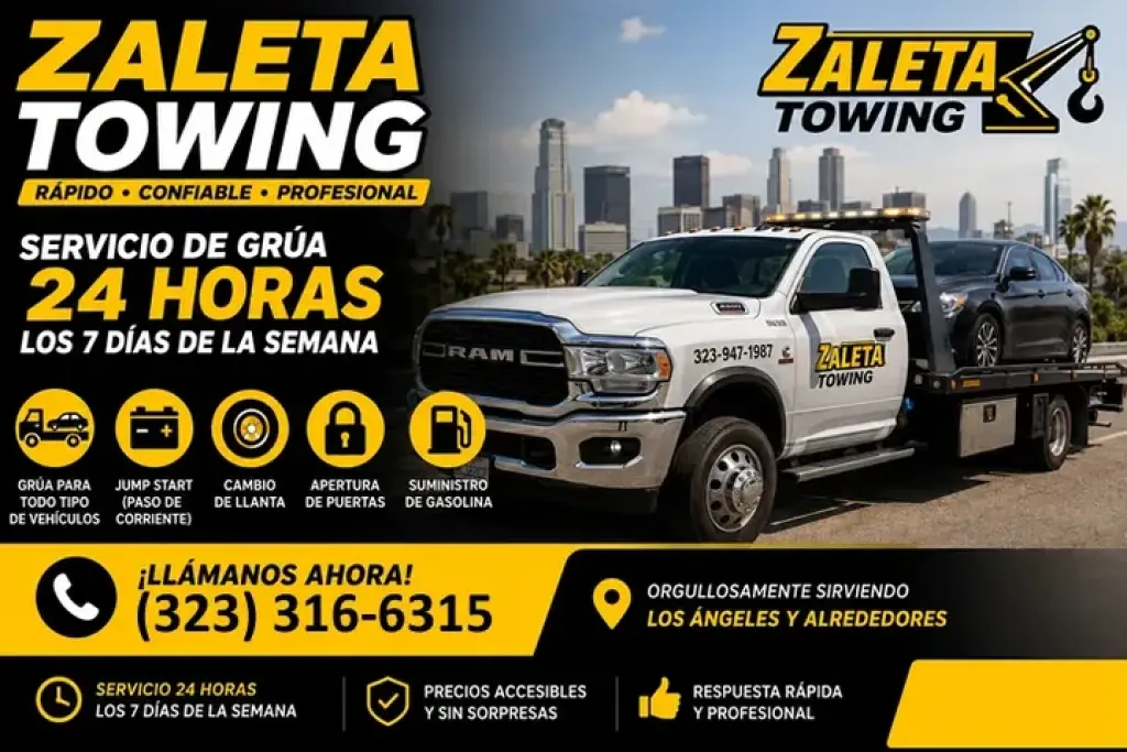 Gruas Zaleta Servicio 24/7