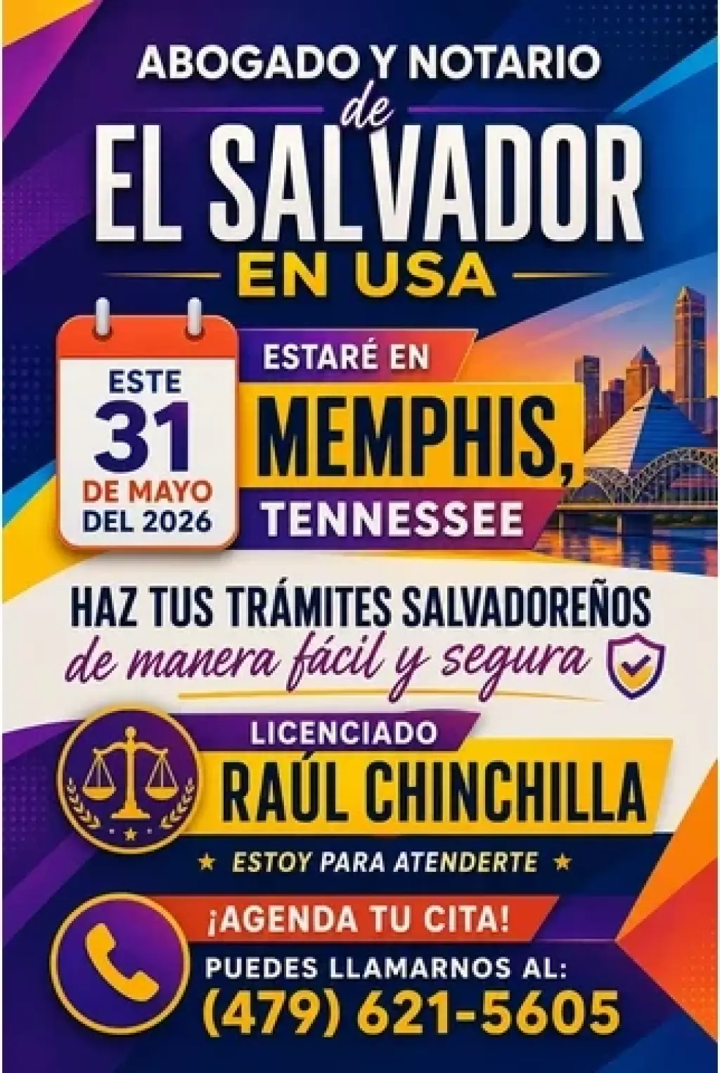 NOTARIO SALVADOREÑO EN MEMPHIS