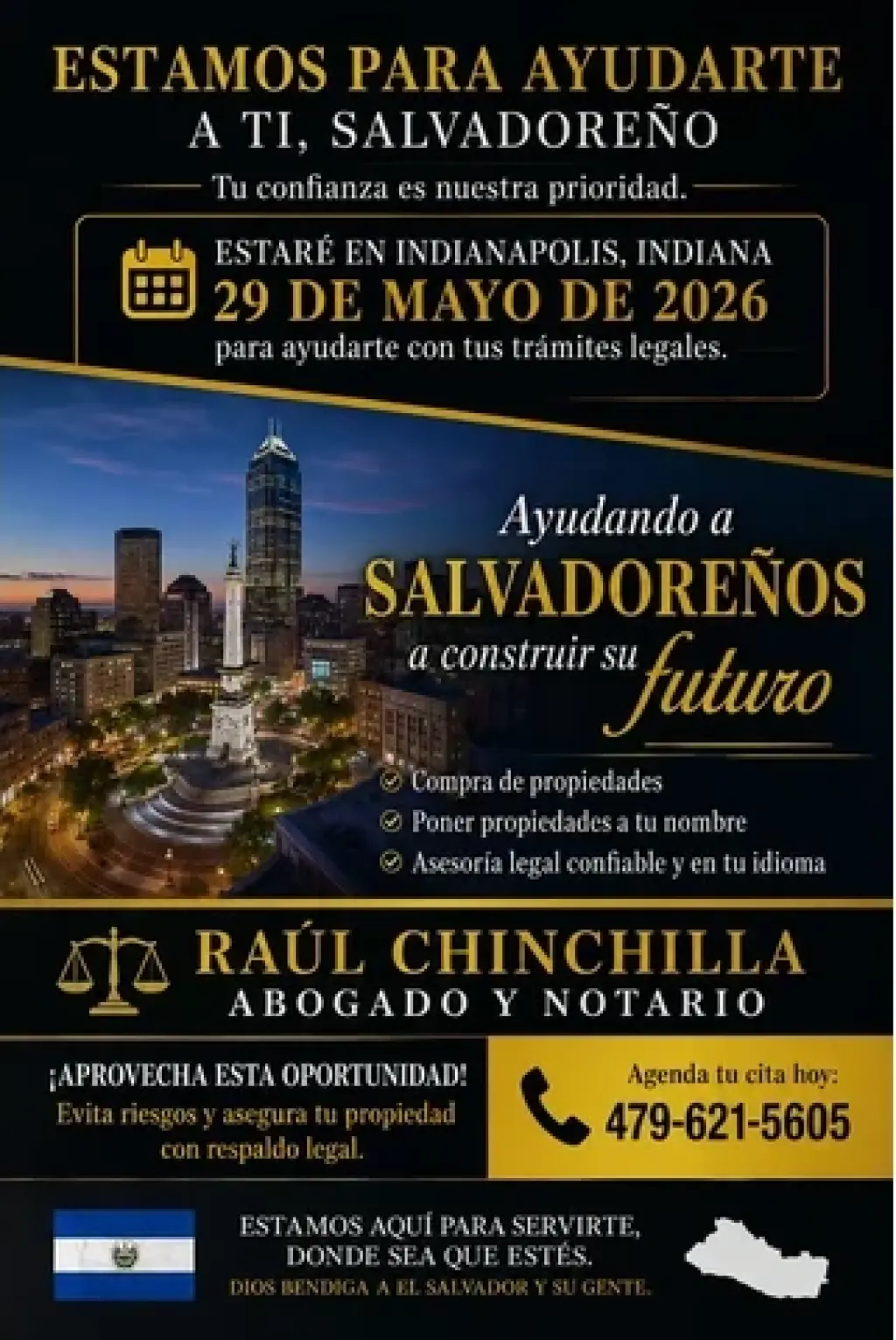 ABOGADO SALVADOREÑO EN INDIANA