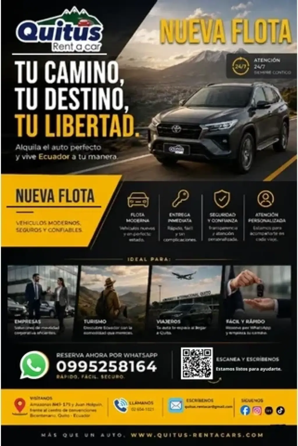 ALQUILER DE AUTOS EN QUITO