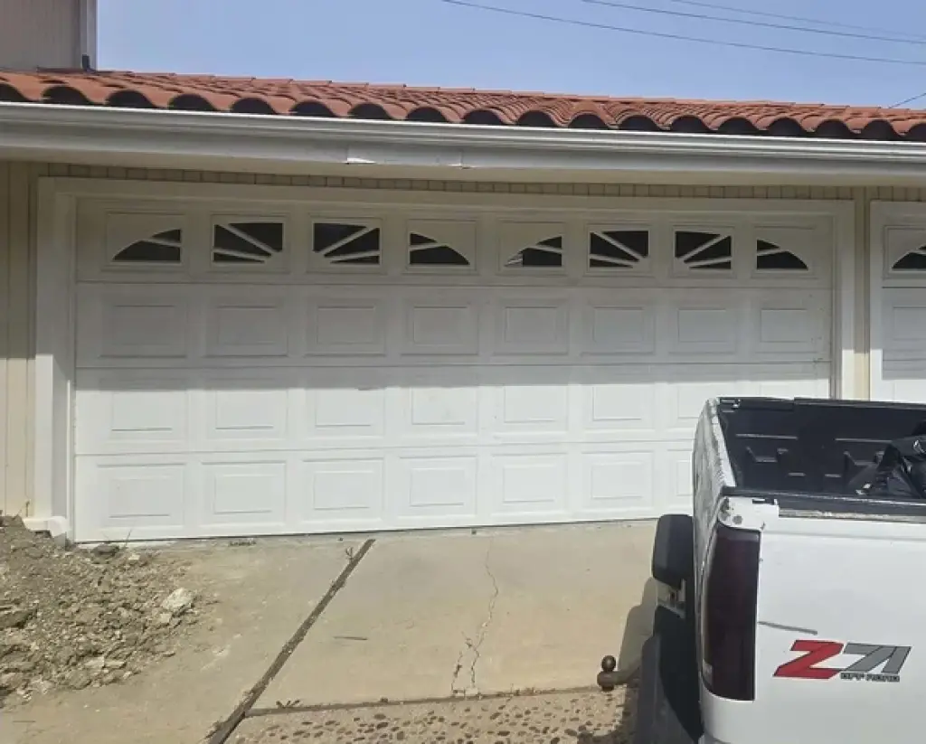 Pre owned roll up garage door