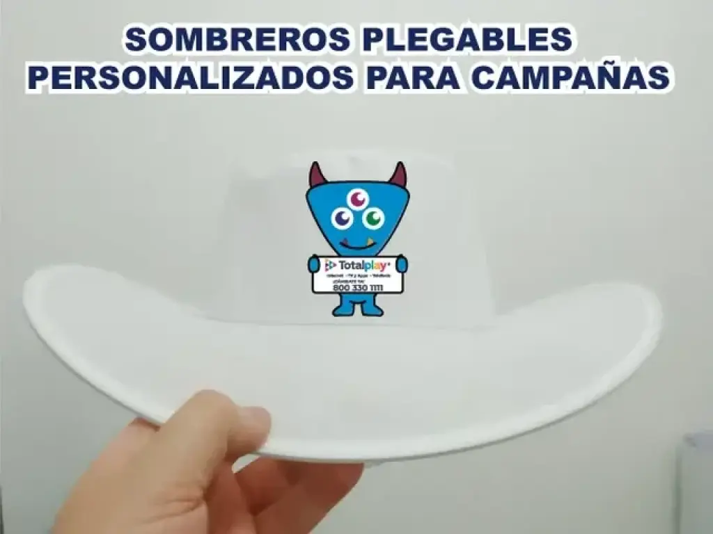 SOMBREROS PLEGABLES PROMOCIONA
