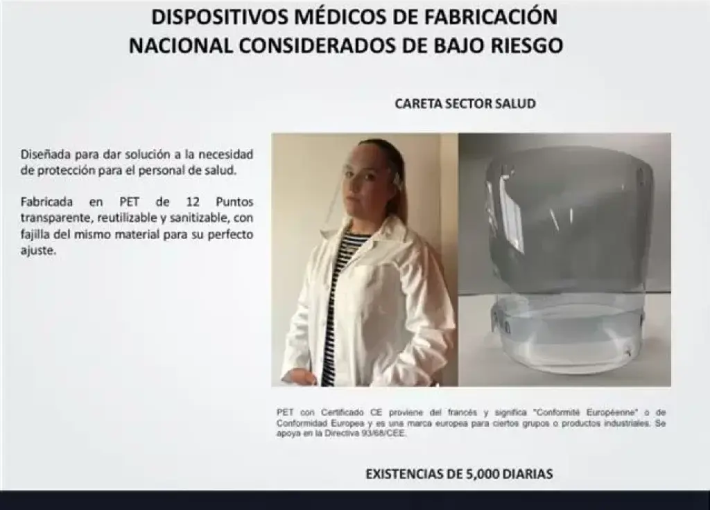CARETA PROTECTORA CONTRA EL CO