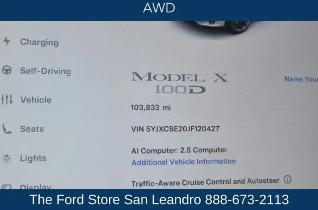 Tesla Model X 2018 AWD 100D 4dr SUV
