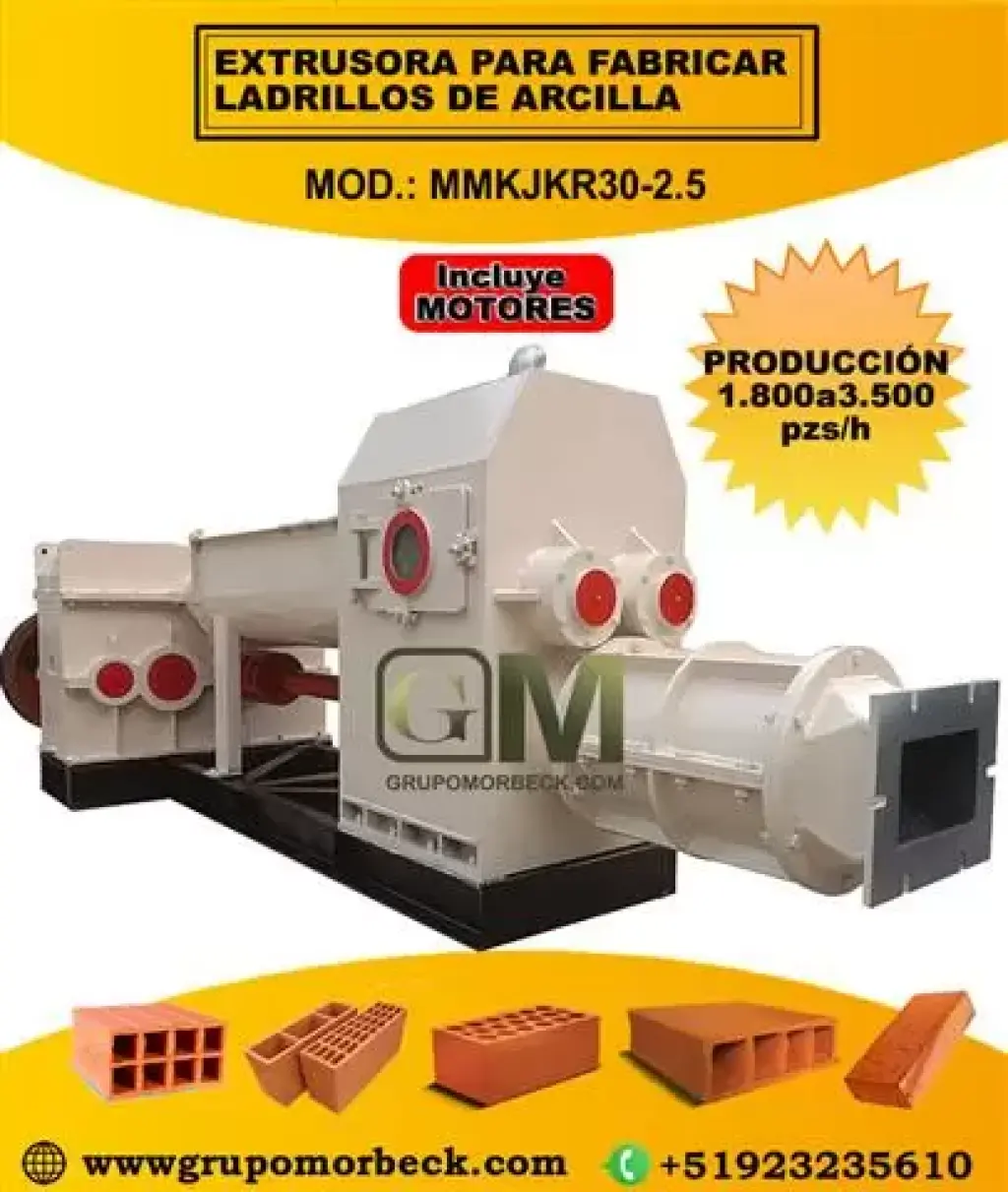 MAQUINA EXTRUSORA DE LADRILLOS