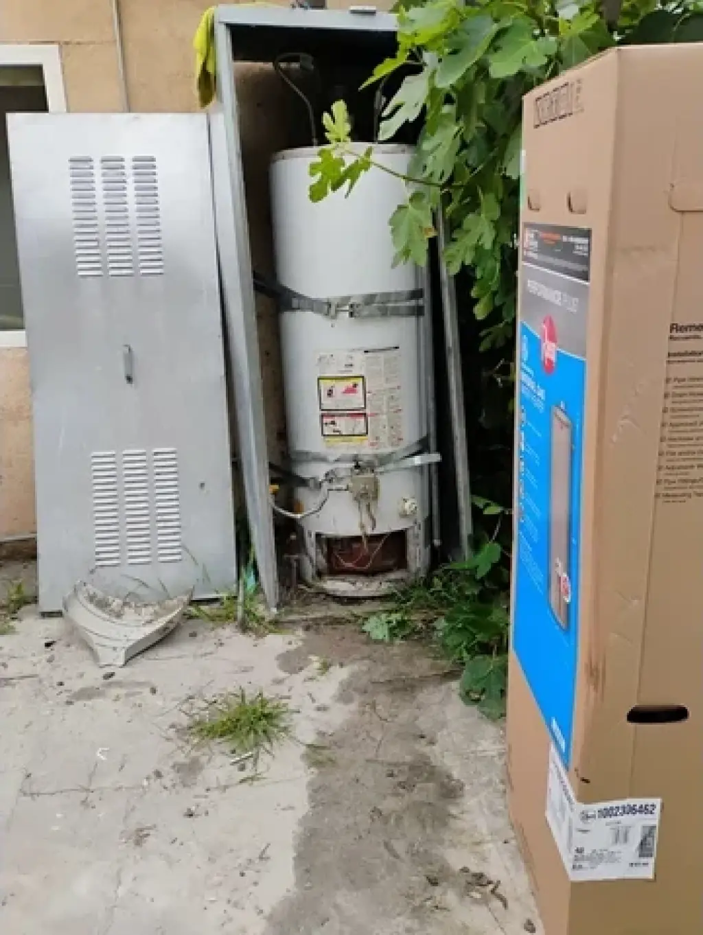 (WATER HEATER)INSTALL*PLUMBING