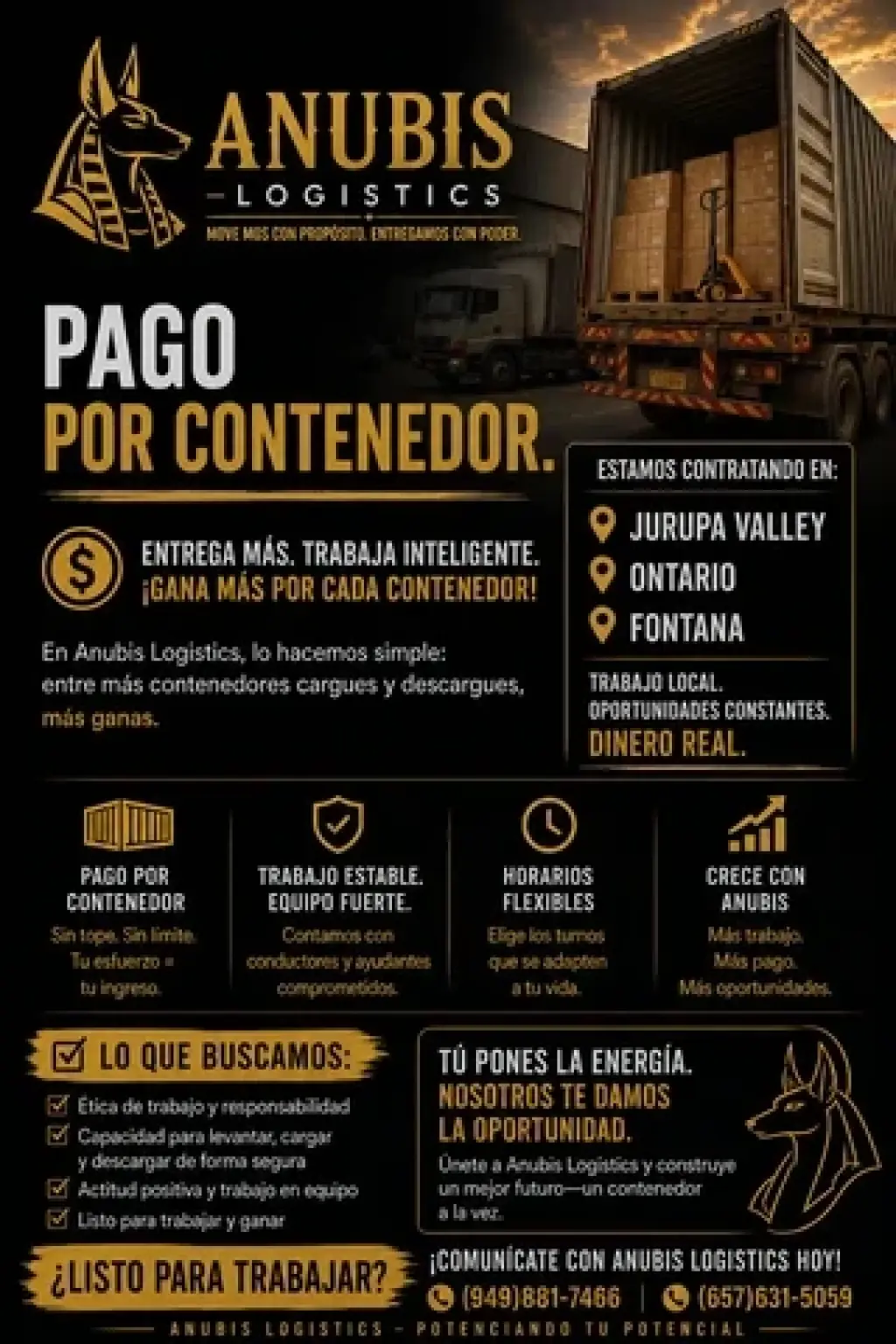 Descarga De Contenedores