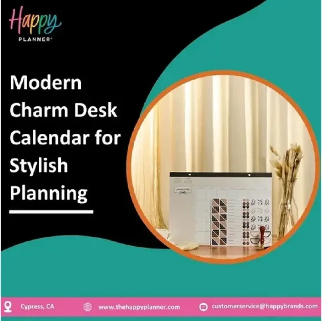 Modern Charm Desk Planner