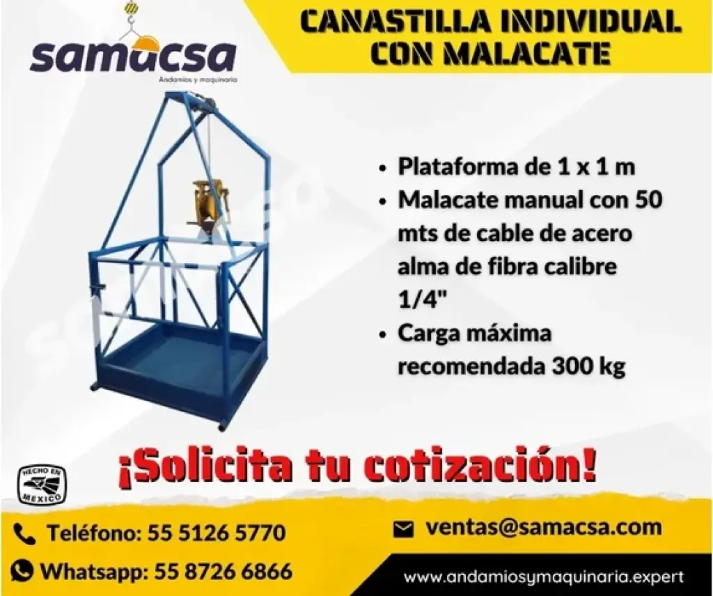 Canastilla Individual, SAMACSA