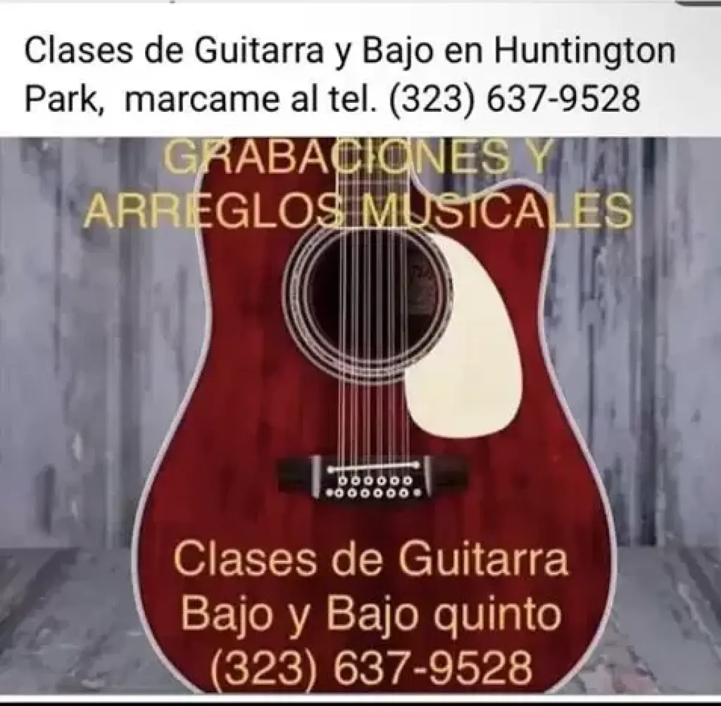 Clases de Guitarra y bajo