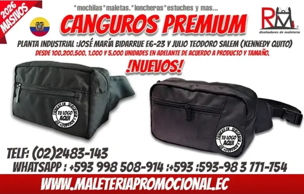 CANGUROS PERSONALIZADOS QUITO