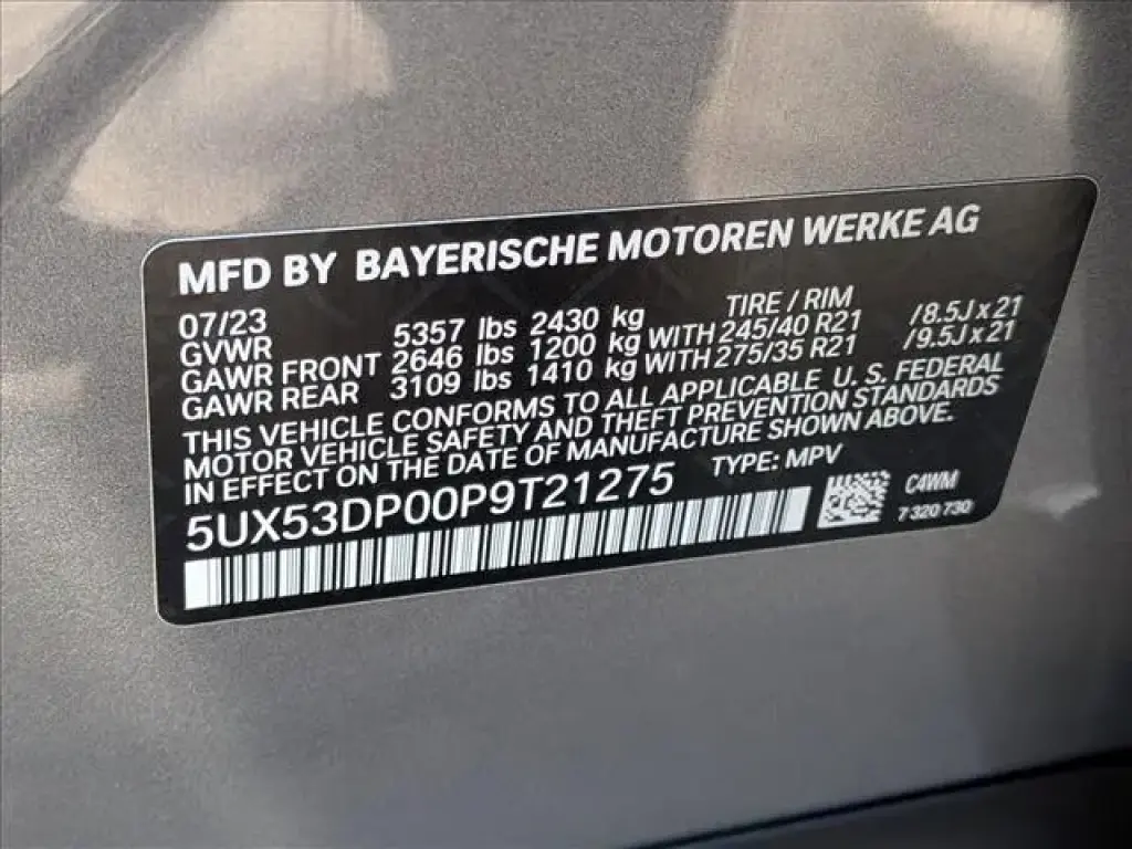 BMW X3 2023 AWD xDrive30i 4dr Sports Activity Vehicle
