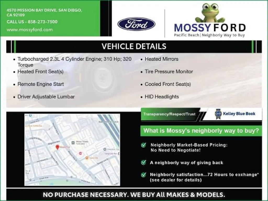 Ford Mustang 2016 EcoBoost 2dr Fastback