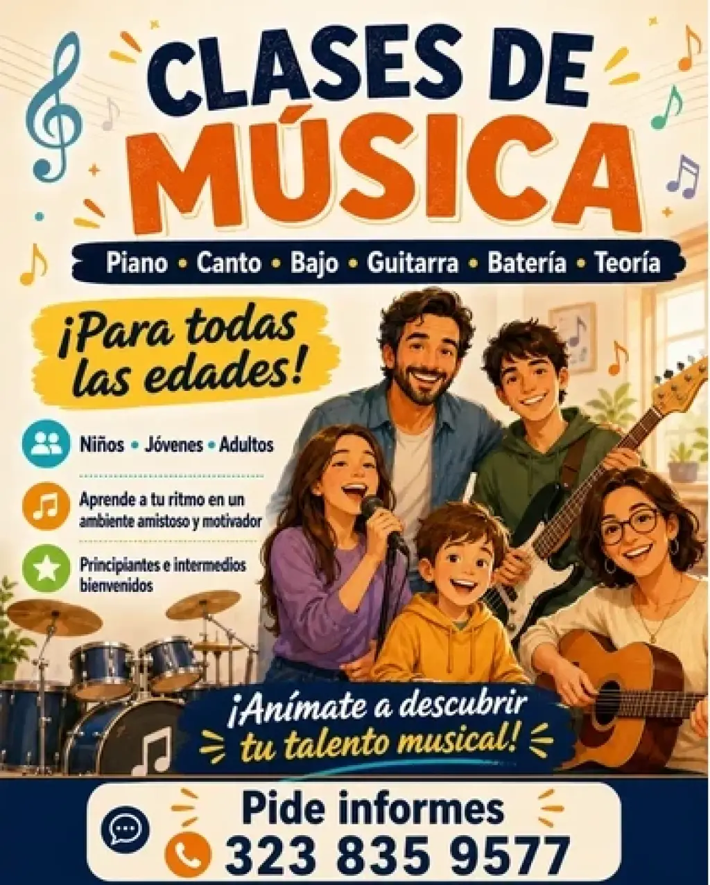 🎵 CLASES DE MÚSICA