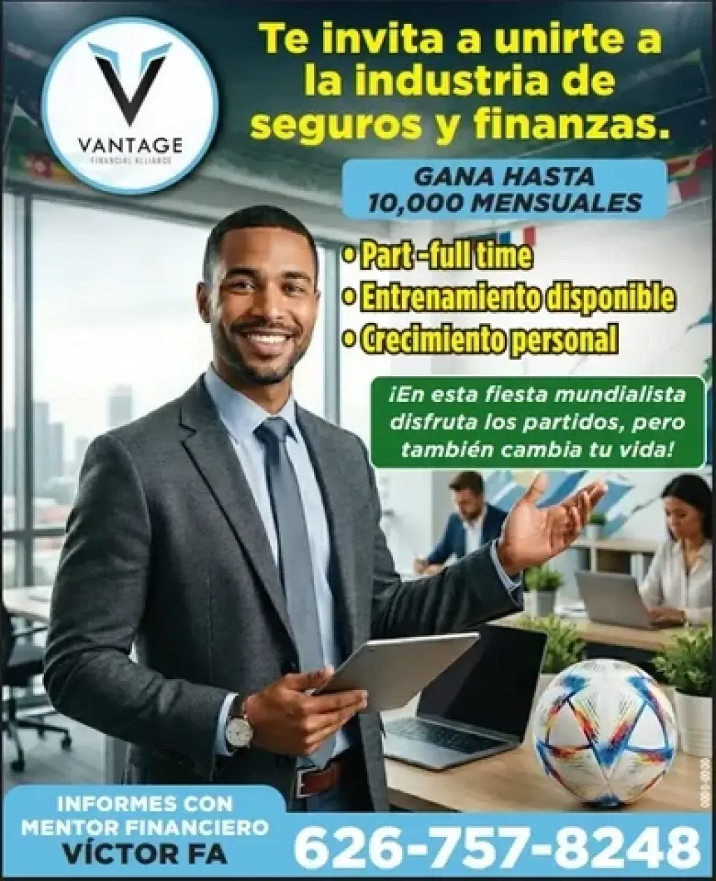 ¡GANA HASTA $10,000 AL MES!