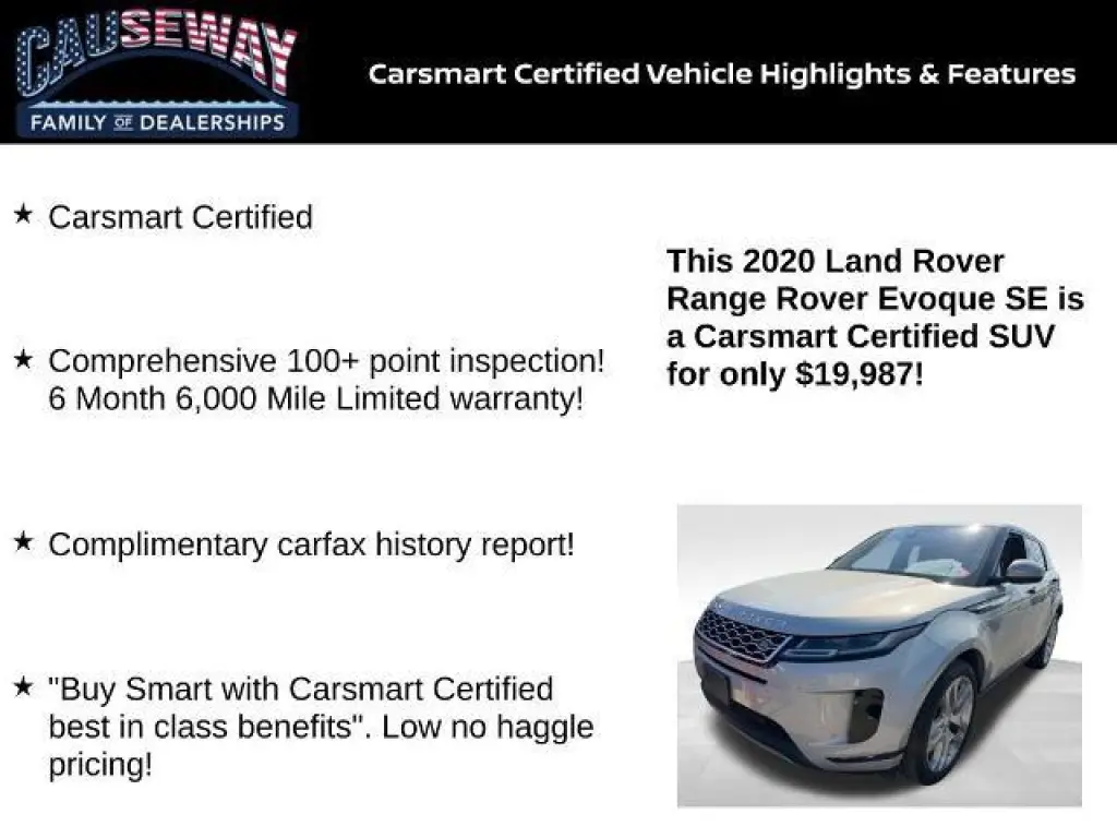 Land Rover Range Rover Evoque 2020 AWD SE 4dr SUV