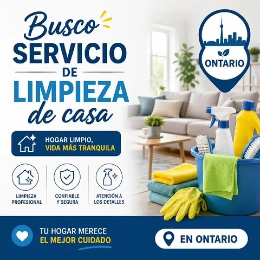 Limpieza de casa en Ontario
