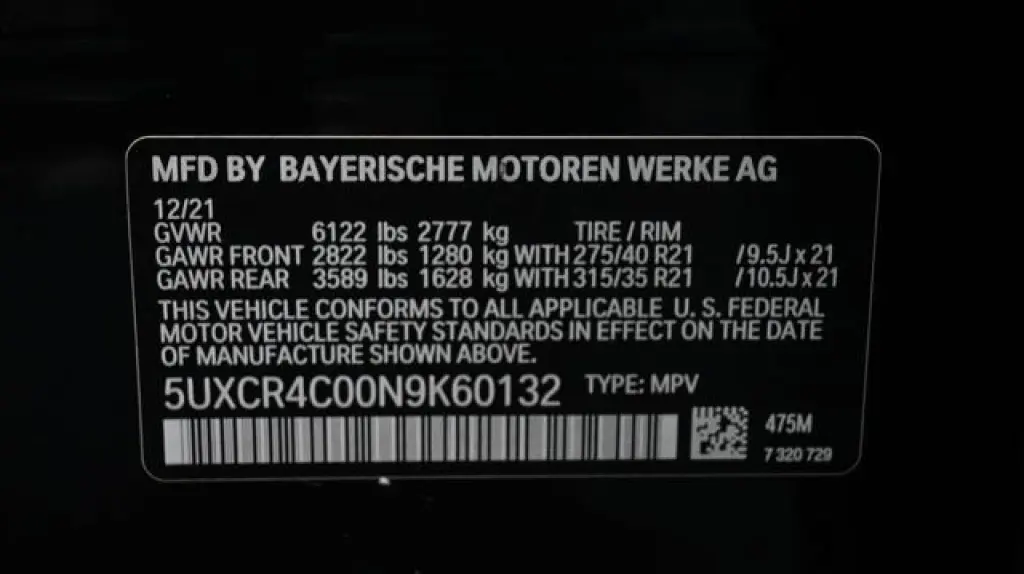BMW X5 2022 sDrive40i 4dr Sports Activity Vehicle