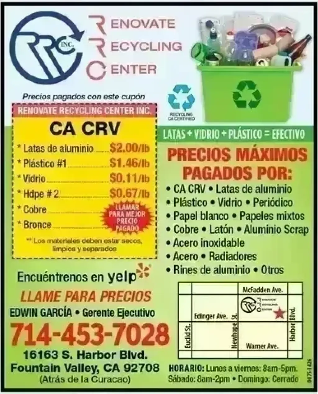 RENOVATE RECYCLING CENTER