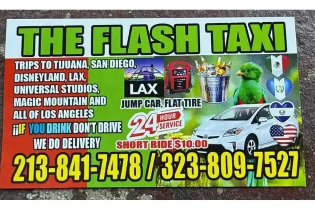 TAXI EL FLASH / L.A 🚖