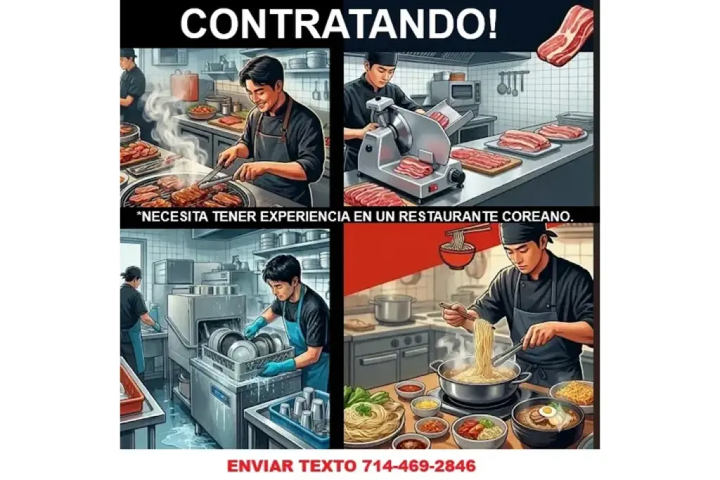 RESTAURANTE ESTA CONTRATANDO📍