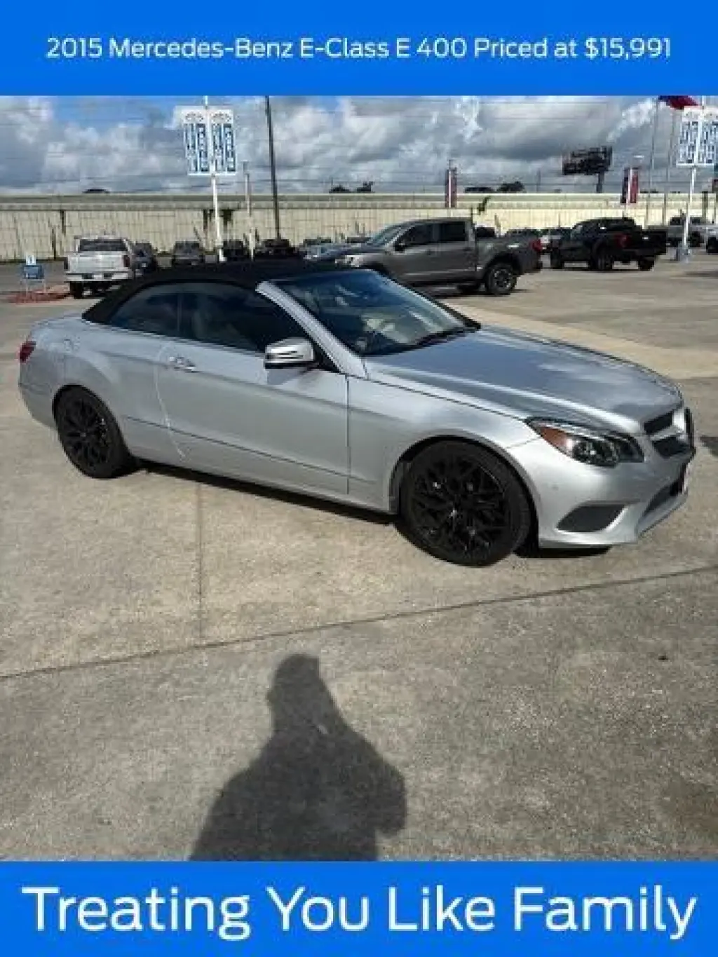 Mercedes-Benz E-Class 2015 E 400 2dr Convertible