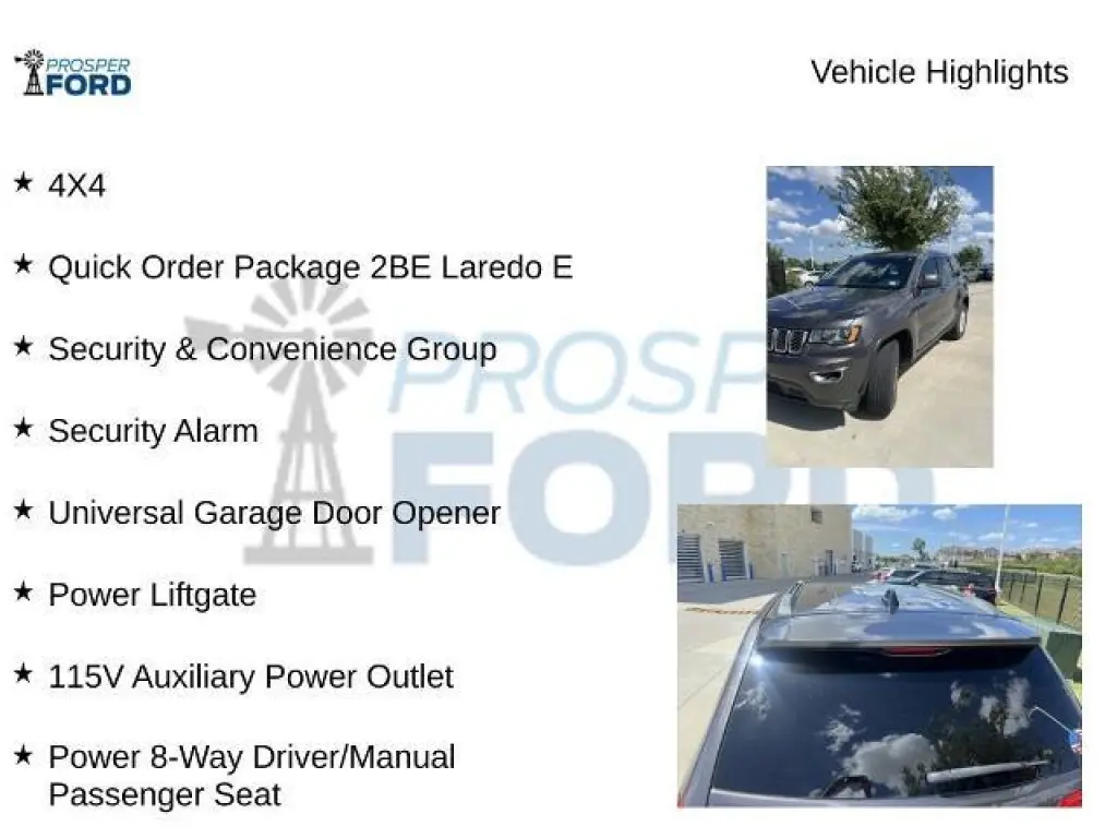 Jeep Grand Cherokee 2019 4x4 Upland 4dr SUV