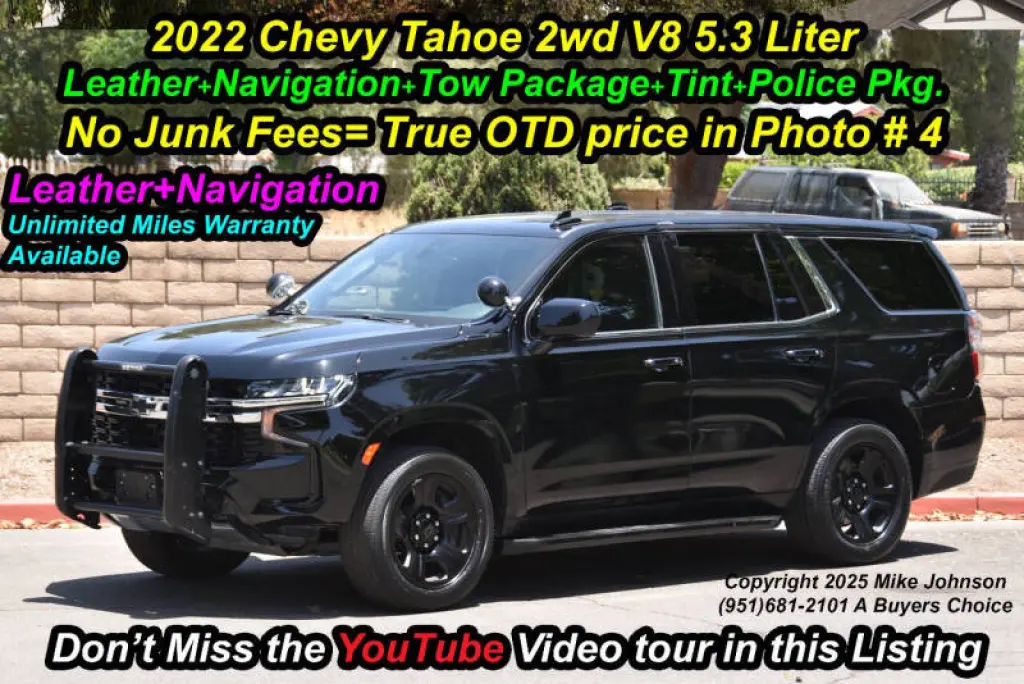 2022 Chevrolet Tahoe Fleet