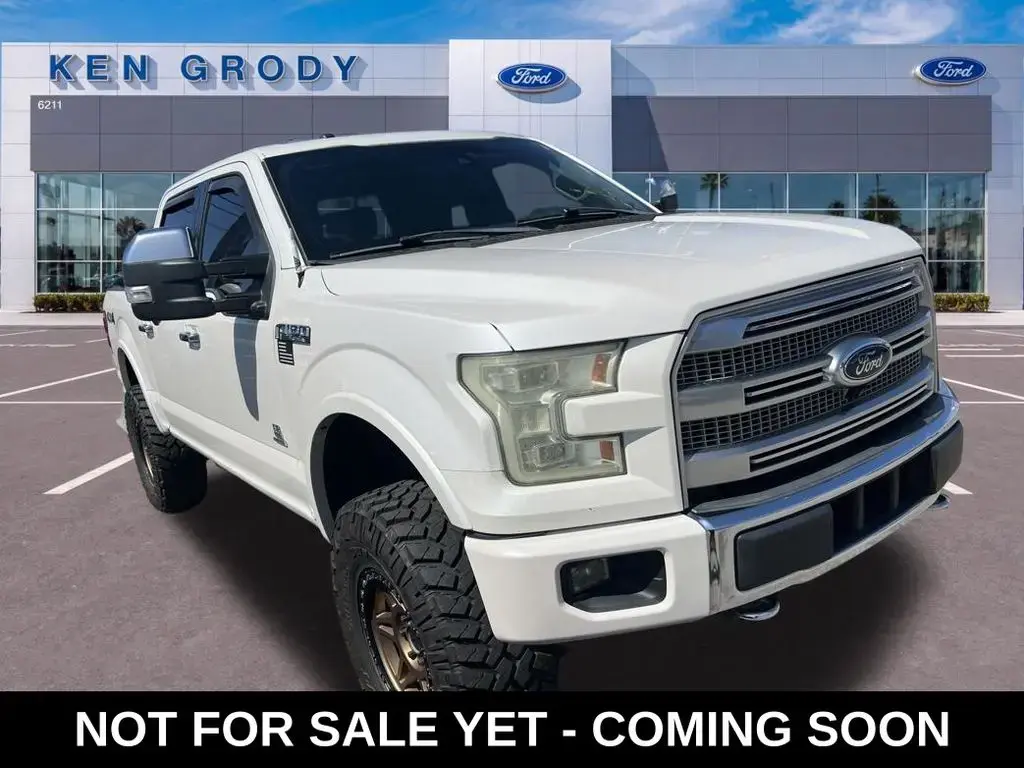 Ford F-150 2015 4x4 Platinum 4dr SuperCrew 5.5 ft. SB