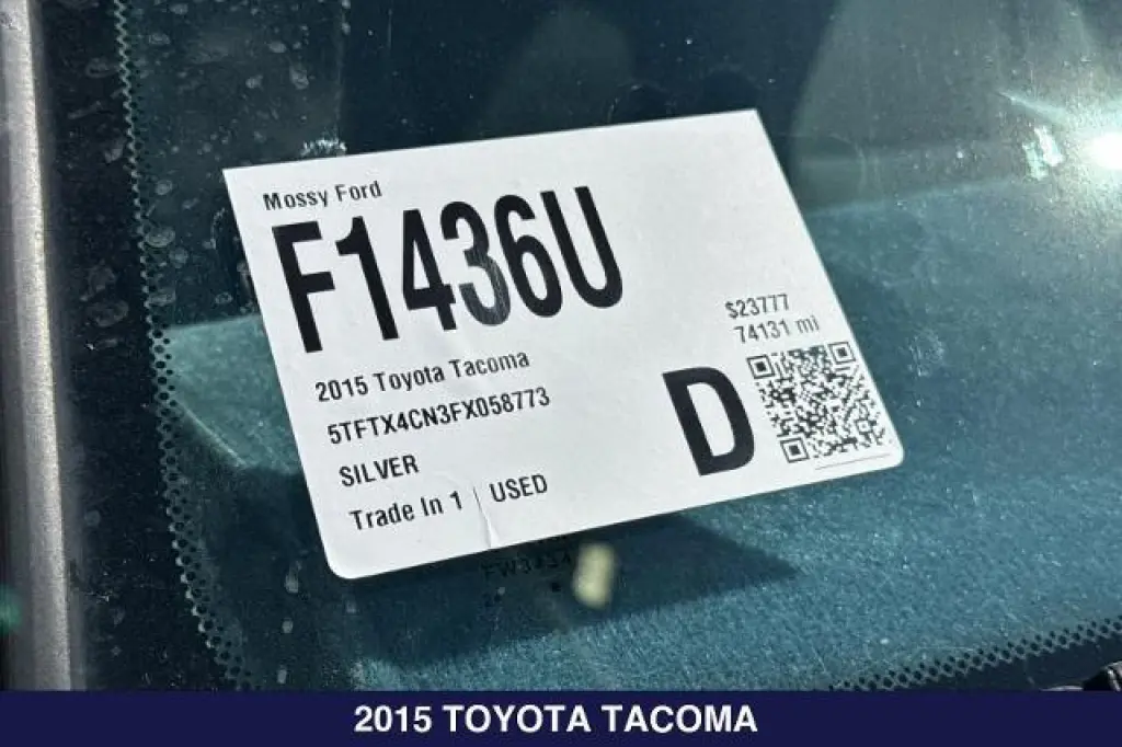 Toyota Tacoma 2015 4x2 Base 4dr Access Cab 6.1 ft SB 5M