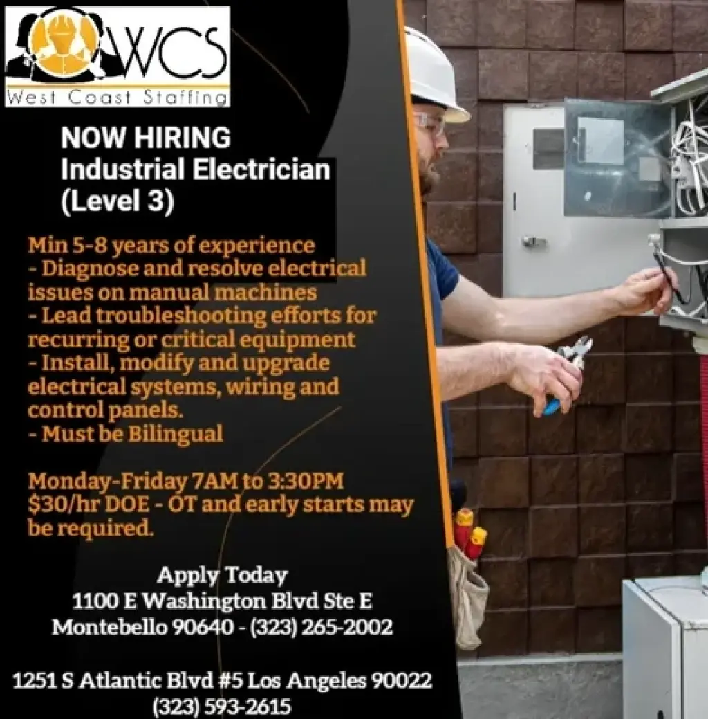Hiring Industrial Electrician