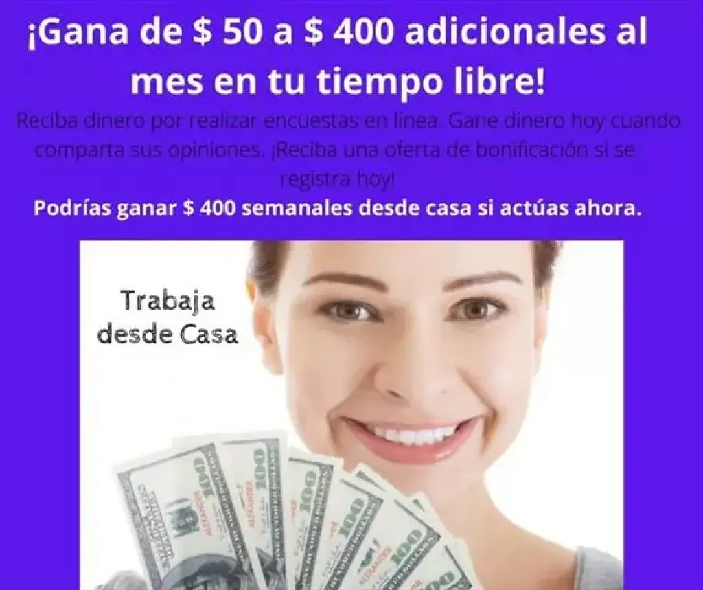 Gana $$ completando formulario