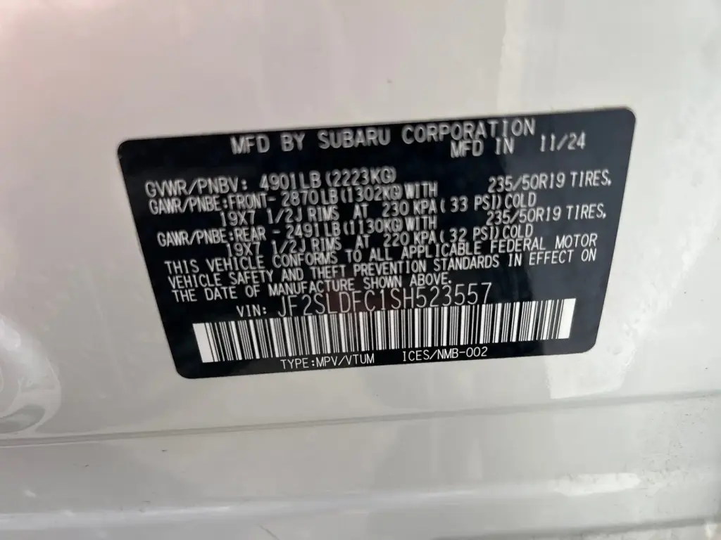 Subaru Forester 2025 AWD Sport 4dr Crossover