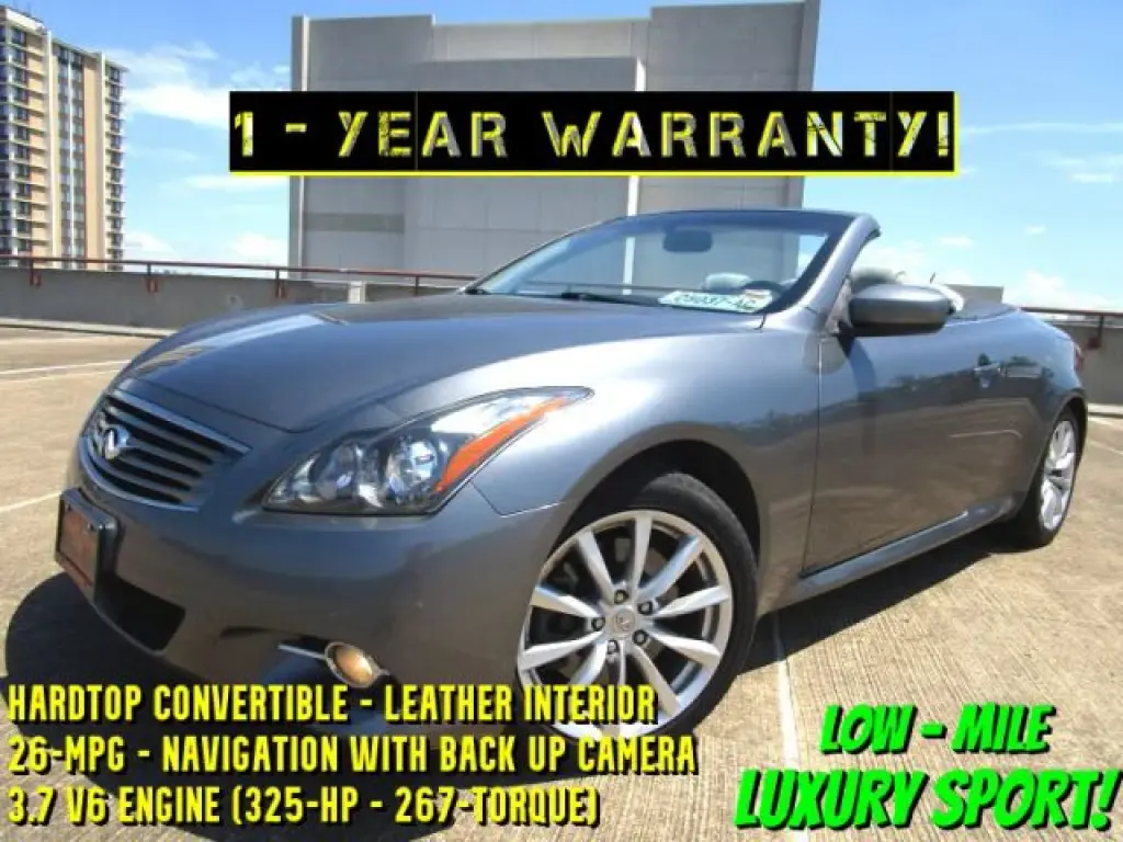 2012 INFINITI G