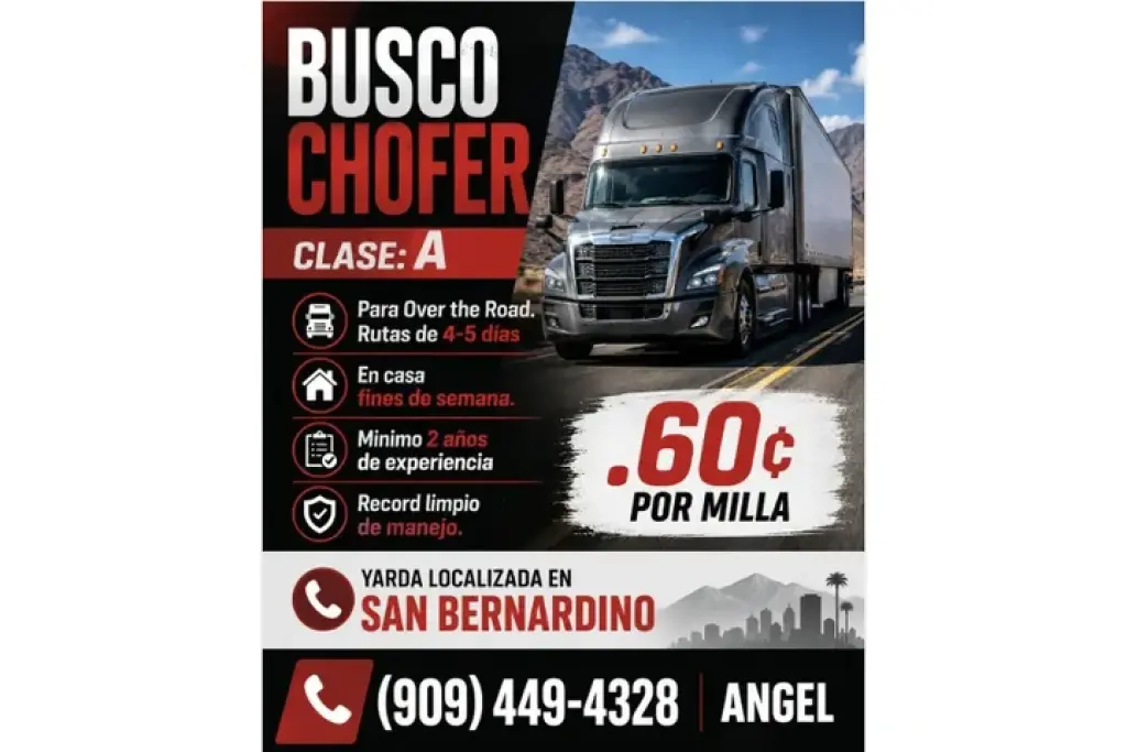 BUSCO CHOFER CLASE: A