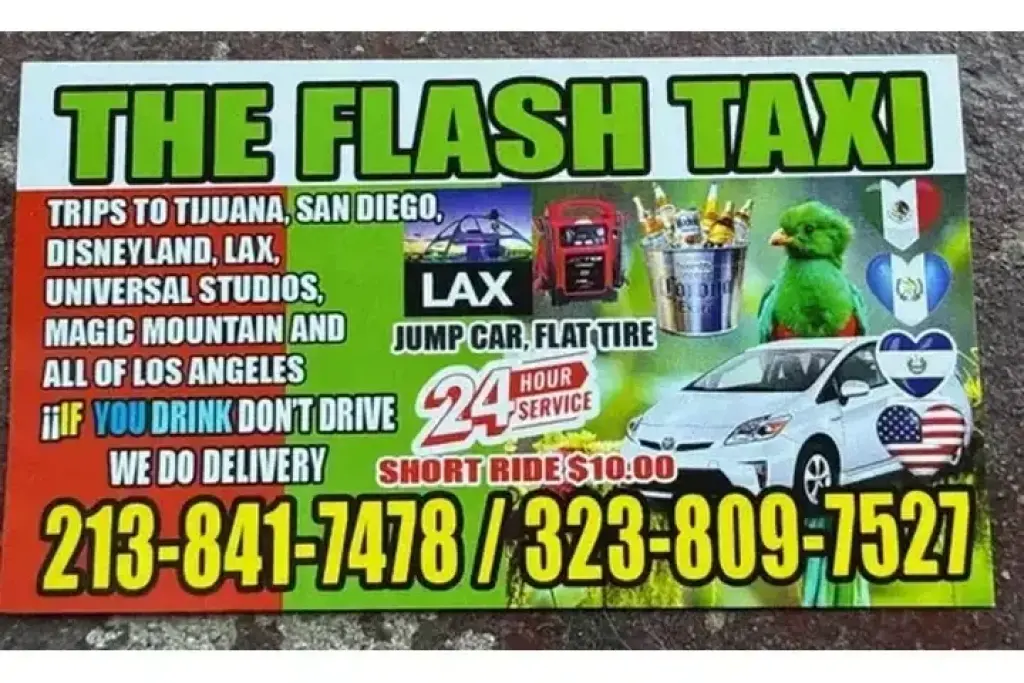 TAXI EL FLASH / L.A 🚖