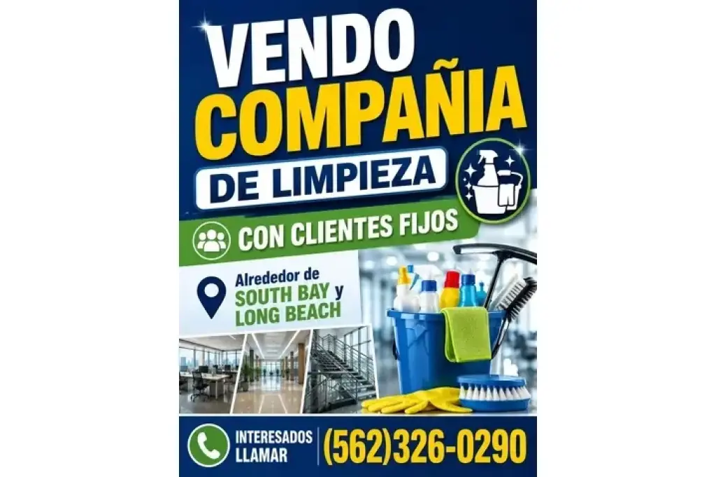 VENDO COMPAÑÍA DE LIMPIEZA