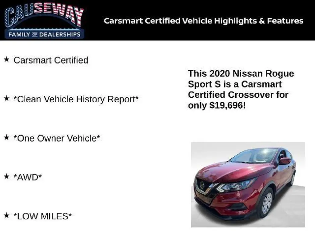 Nissan Rogue Sport 2020 AWD S 4dr Crossover