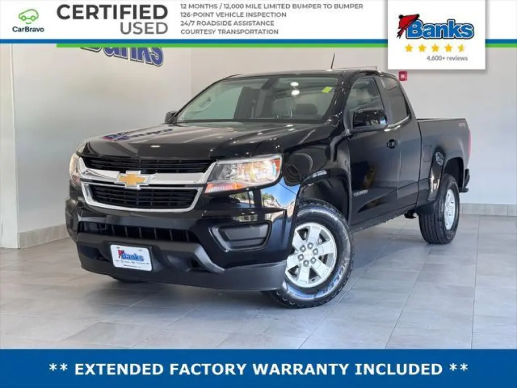 Chevrolet Colorado 2020 4x4 Work Truck 4dr Extended Cab 6 ft. LB