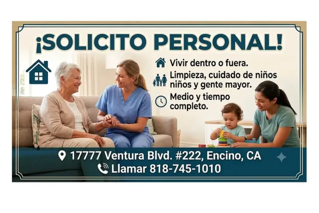 PERSONAL DOMÉSTICO en📍ENCINO