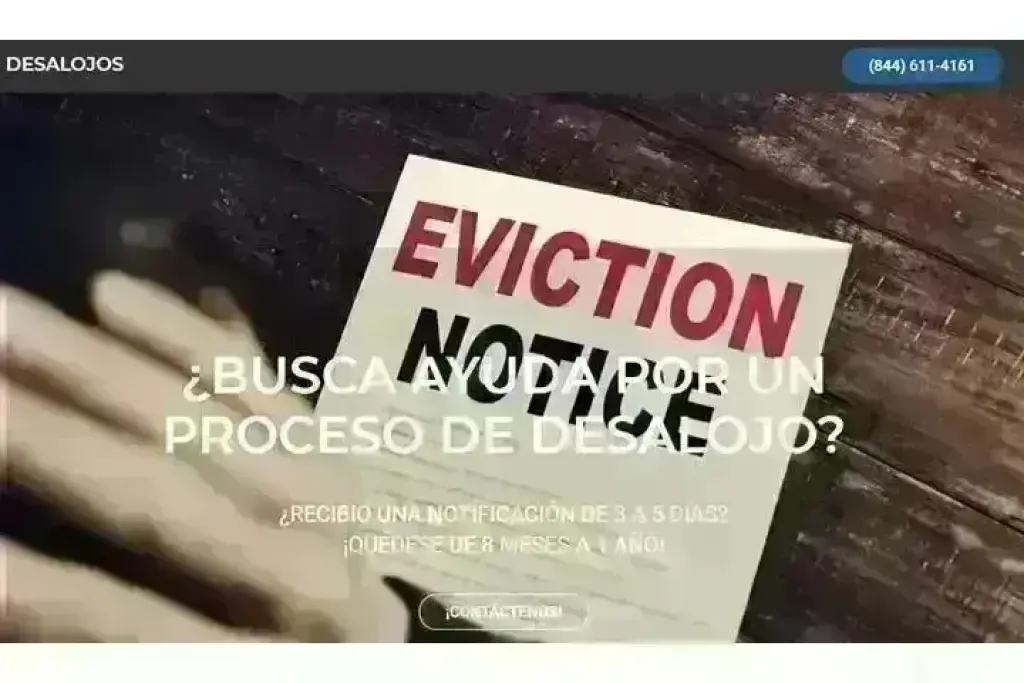 ¿BUSCA AYUDA POR DESALOJO?