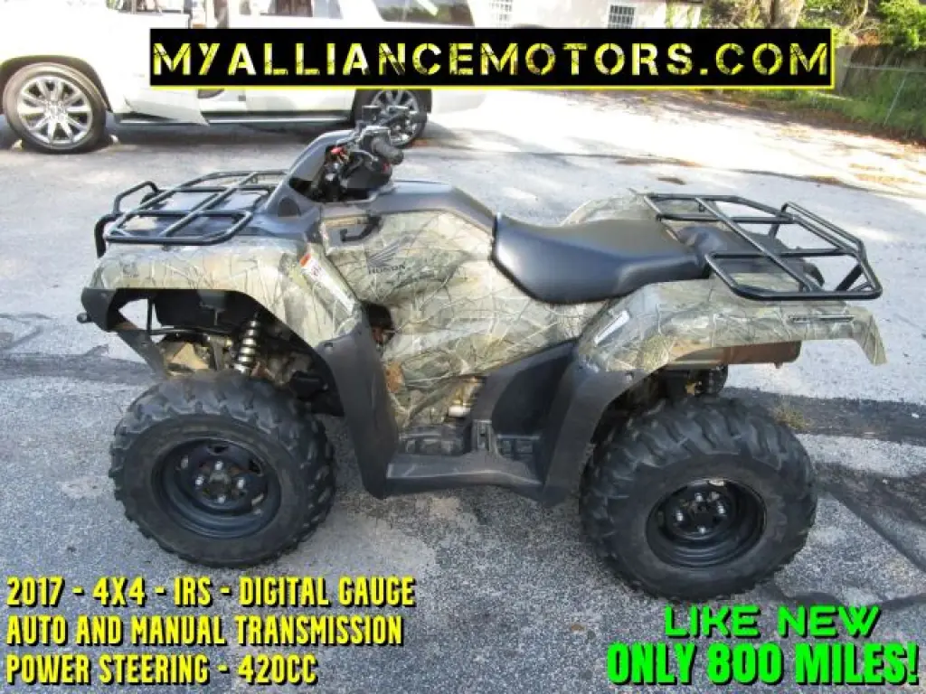 2017 HONDA RANCHER - ATV - 4X4