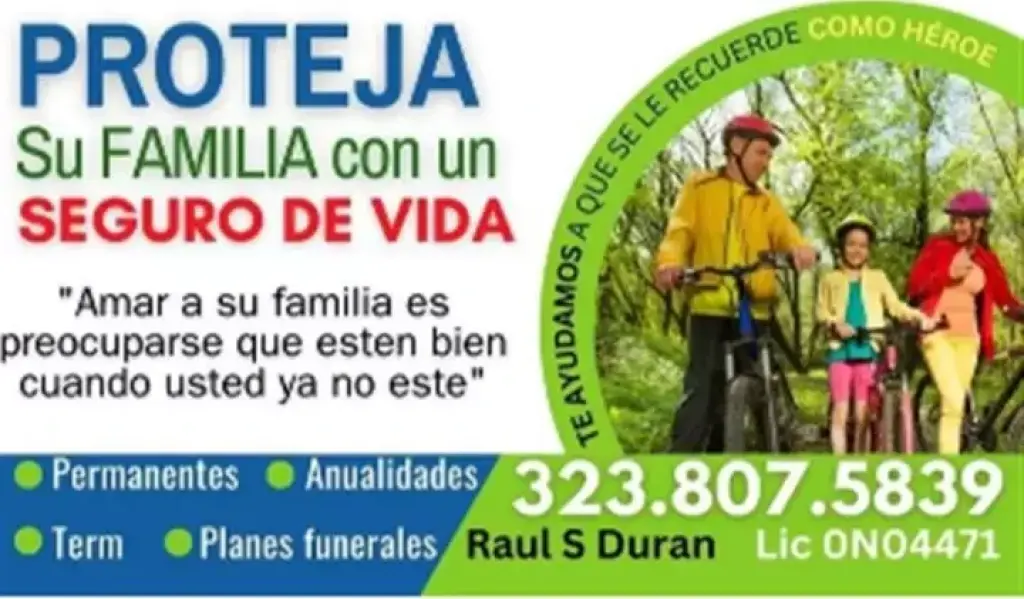 YA TIENES SEGURO DE VIDA?