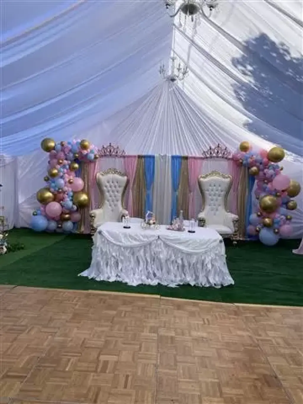 Decoraciones carpas draping